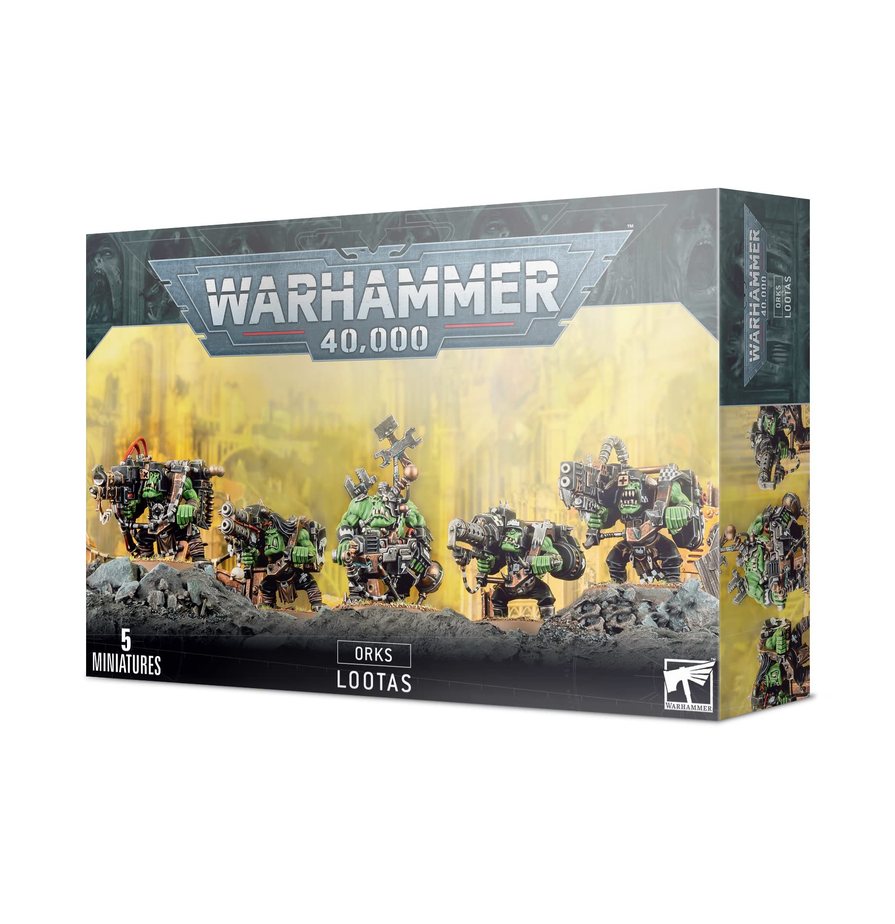 Games Workshop Warhammer+40k+-+Orks+Lootas+%282018%29, Black