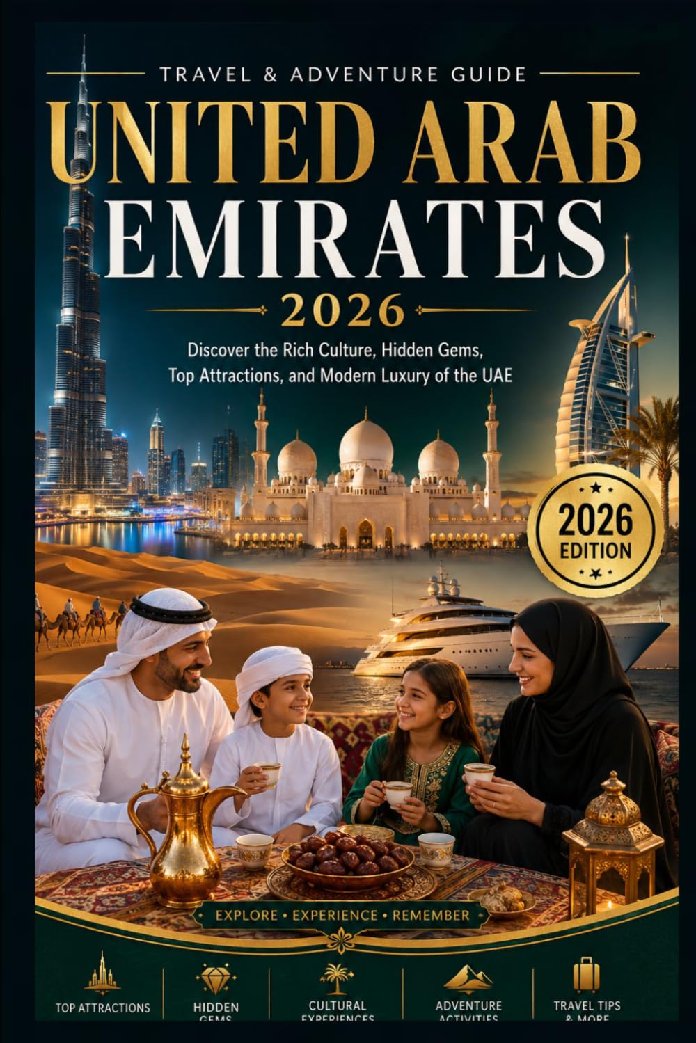 United Arab Emirates: Travel & History Guide (2026 Edition): Discover the History, Culture, Cities, Traditions, Food, and Modern Life of the UAE