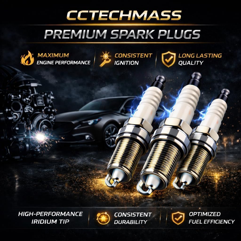 Iridium Spark Plugs 4 Pack | Fit for 2013-2018 Nissan Altima 2.5L, 2014-2020 Nissan Rogue 2.5L | Replaces 94702, DF6H-11A