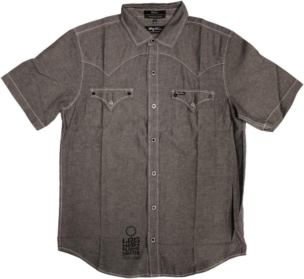 LRG High Moon Short Sleeve Shirt Black