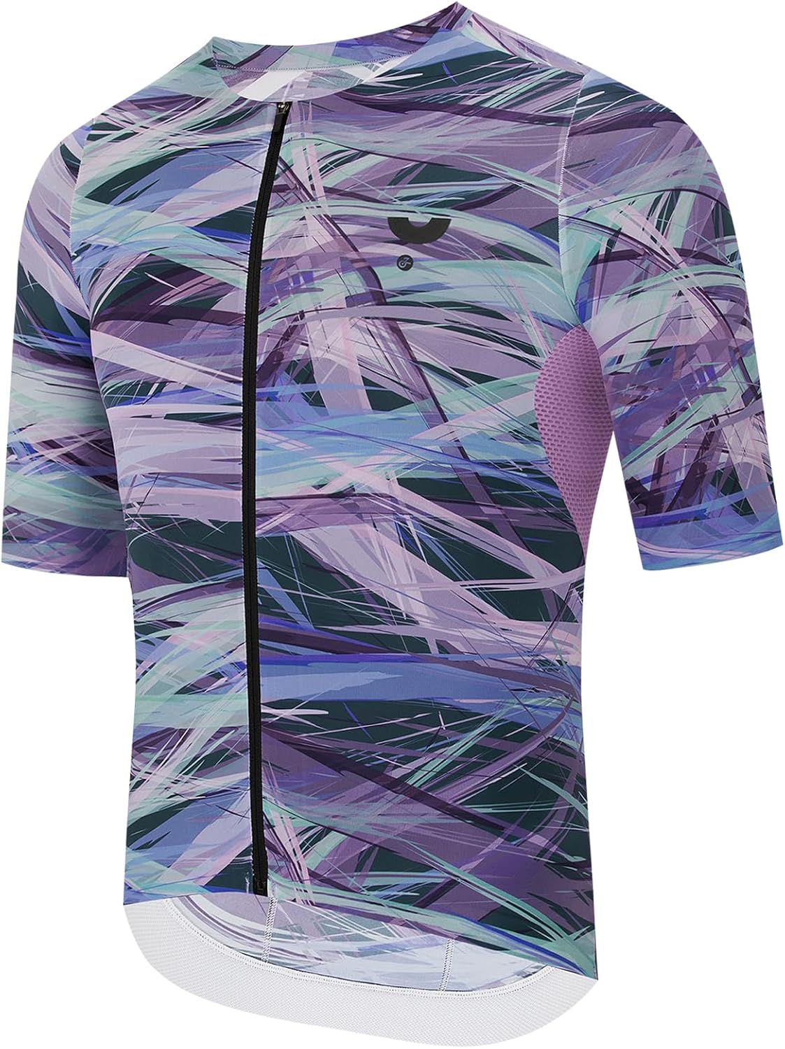 YKYWBIKE Short Sleeve Cycling Jersey Men,Bike Jersey with Pockets,Breathable Biking Shirts for Men Cycling MTB Biker Shirts