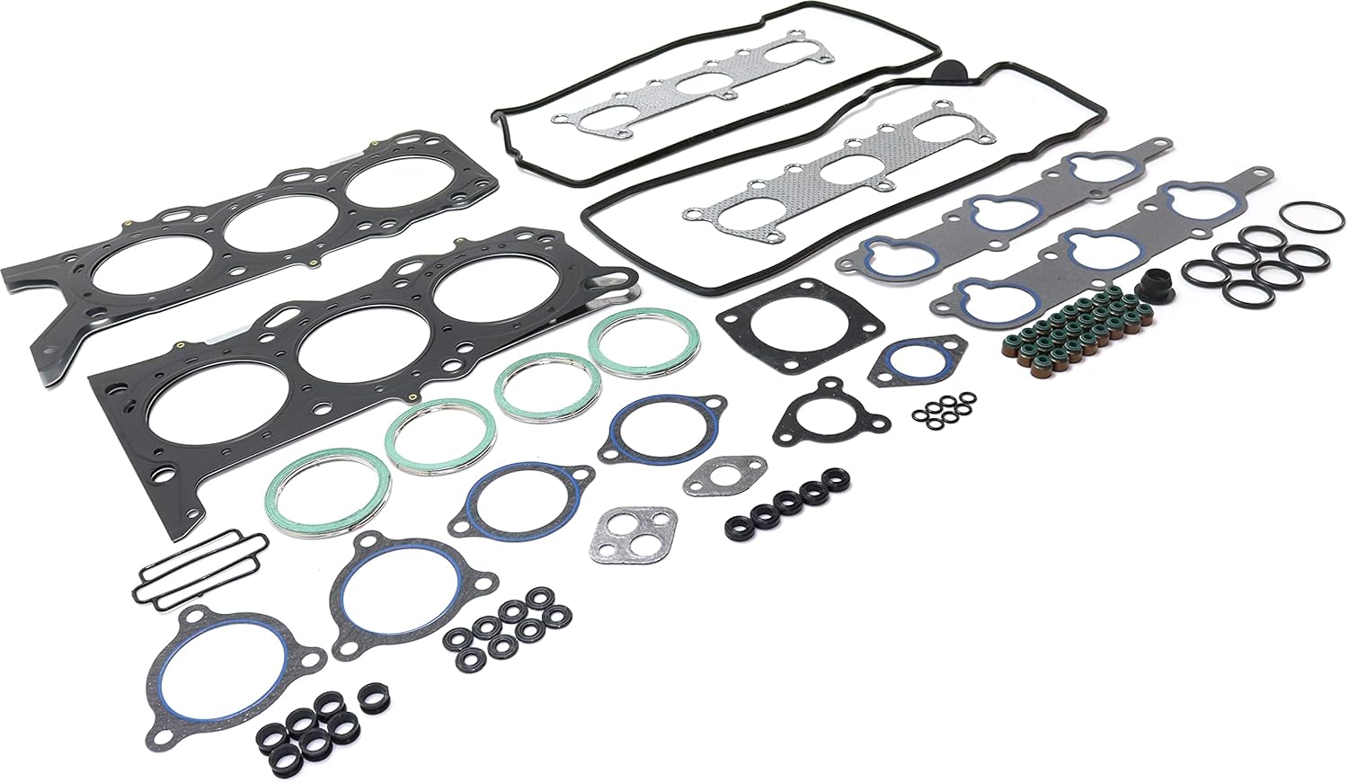 Garage-Pro Cylinder Head Gasket Set Compatible With 2001 Suzuki Grand Vitara, Fits 2002-2006 XL-7, 6Cyl 2.7L Engine, Multi-Layered Steel