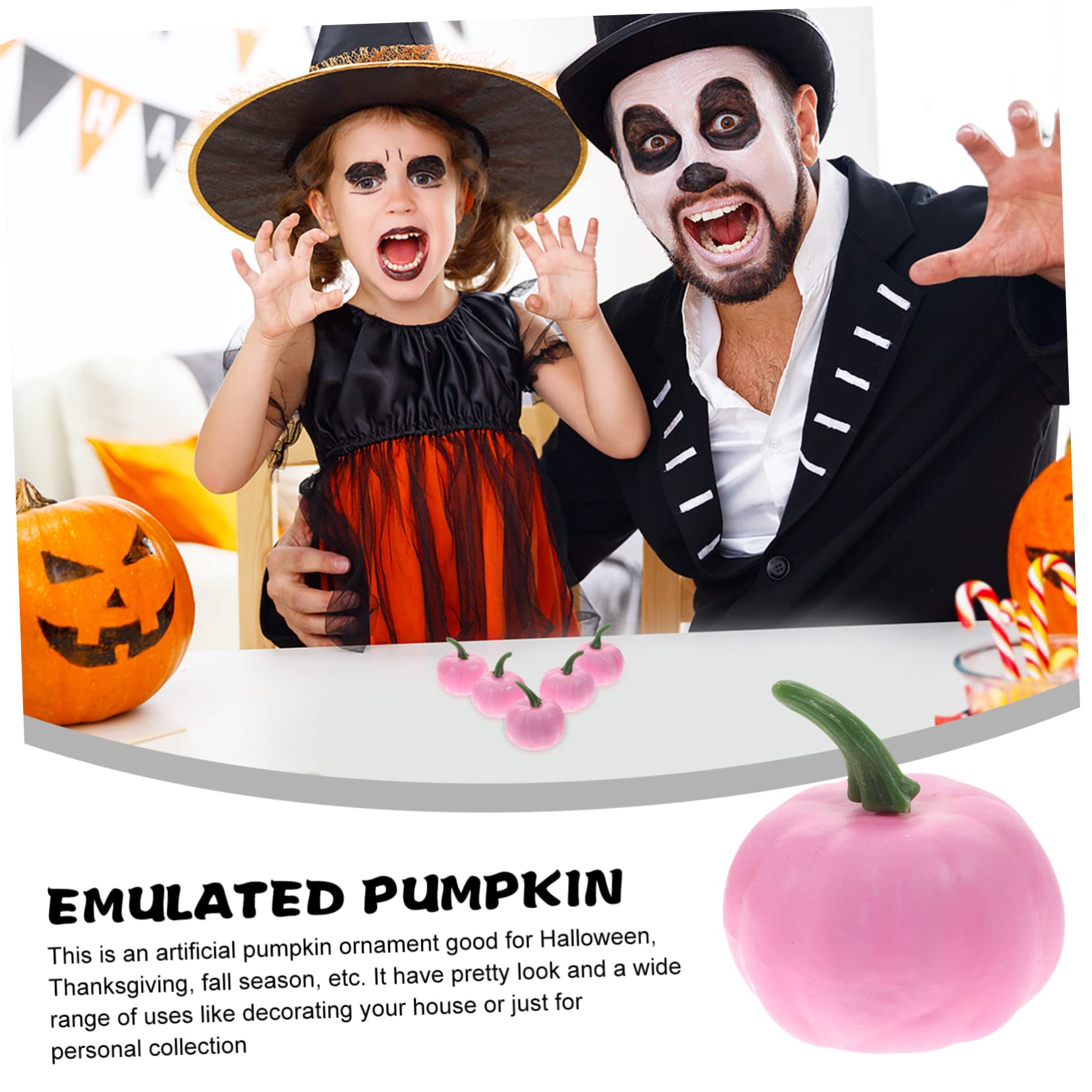 KOMBIUDA 48stücke Künstliche Schaumkürbisse Für Halloween Realistische Dekoration Für Und Herbstfeiern Geeignet Für Tischcenterpieces Und Kreative Arrangements