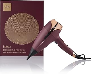 ghd Helios - Secador de Pelo Profesional, Ligero, Secado Rápido, Máximo Control del Peinado - Para Todo Tipo de Cabello - (Enchufe Europeo)