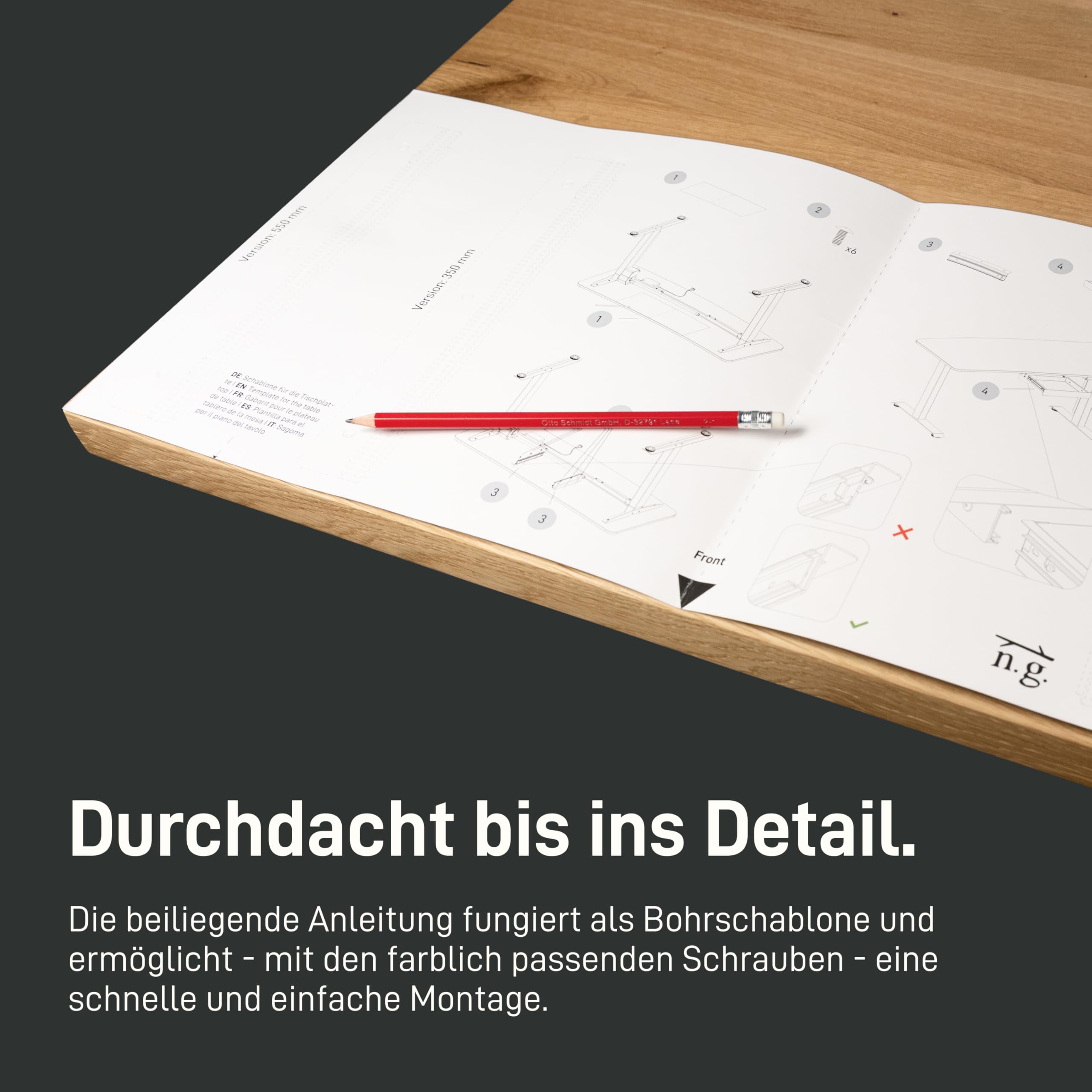 Natural Goods Berlin EXPERT Schublade Metall Schwarz mit Antirutschmatte - 55 x 25 x 5 cm - Untertisch Schublade Schubladen Unterbau Schublade Schreibtisch Under Desk Drawer Schublade Schreibtisch