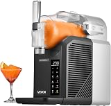 VEVOR Machine à Granités 2 L, Machine à Boissons Glacées et Givrées sans Glace, pour Margaritas Frappées Milkshakes Slush, Distributeur de Granité Granita Autonettoyant avec 6 Programmes Prédéfinis - 1