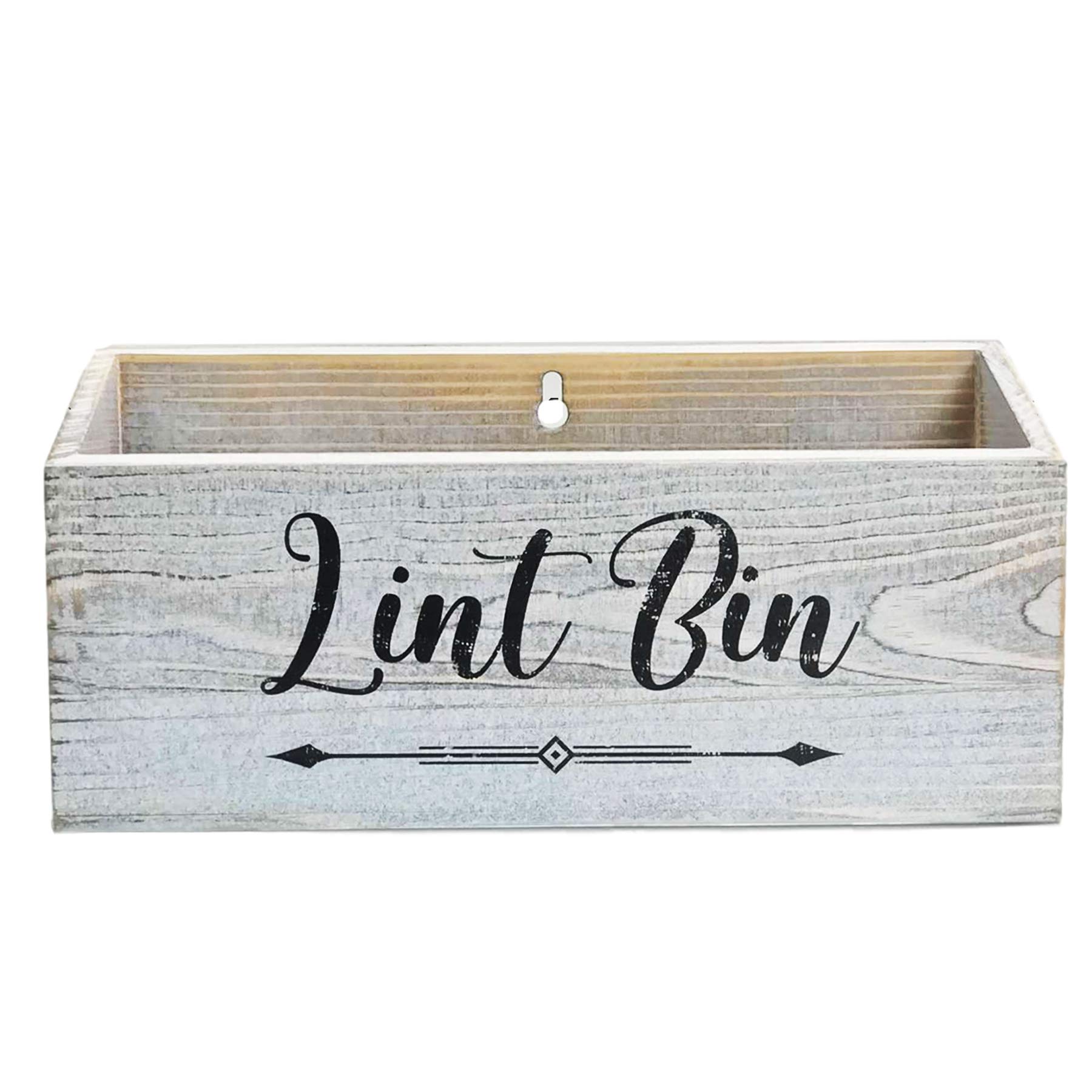 Buy UCUDI Lint Holder Bin Distressed White Laundry Room Decor