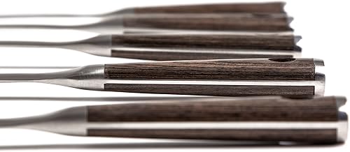 Miniatura 6 de Schmidt Brothers - Cuchara ranurada de ceniza forjada, utensilio de acero inoxidable 188 forjado completo para todas tus necesidades de cocina con