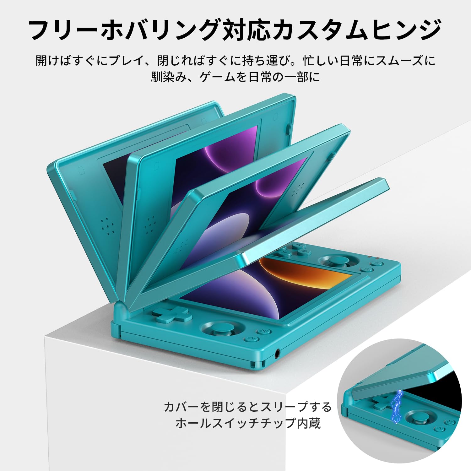 Amazon | Anbernic RG DS 折畳り式ハンドヘルドゲームコンソールRK3568