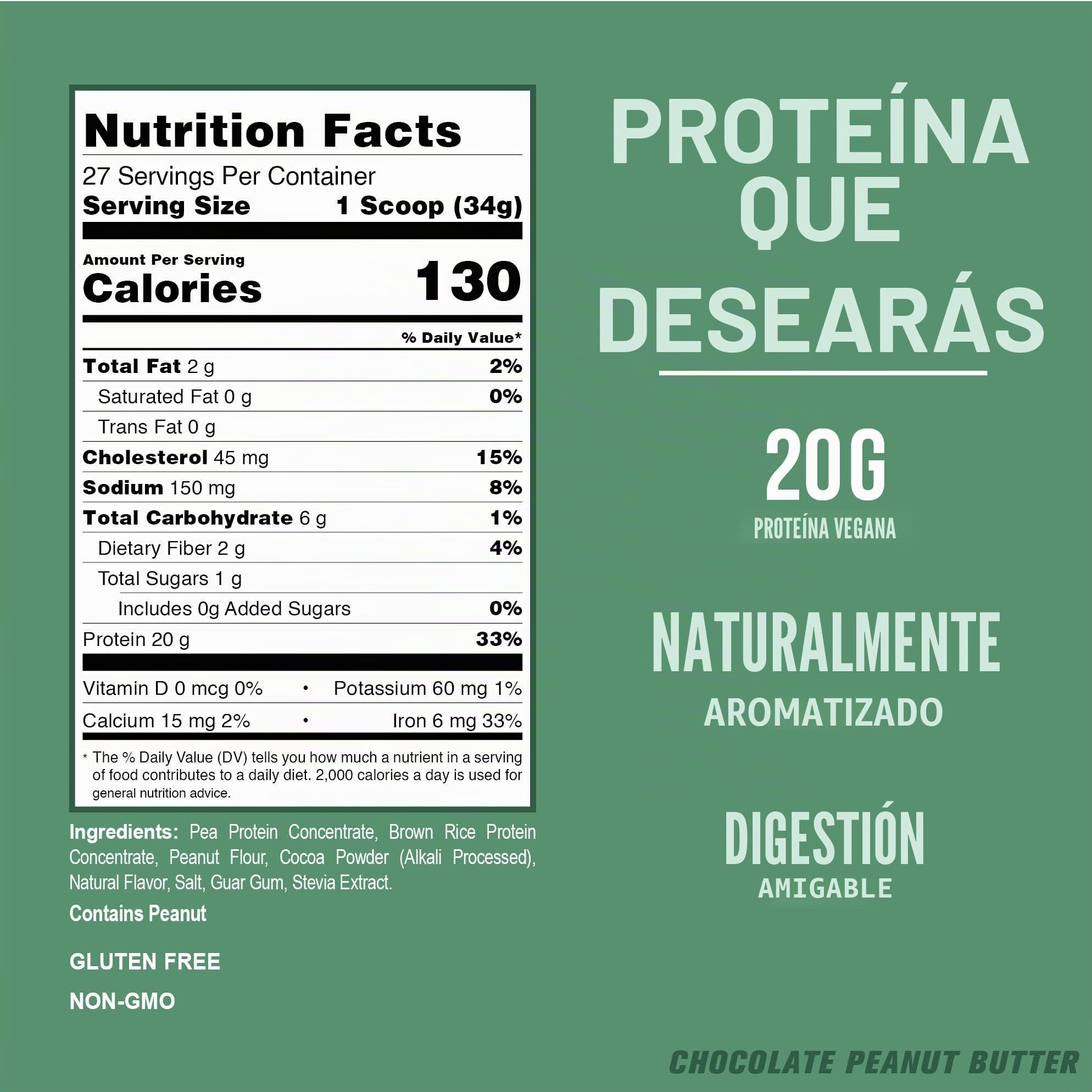 PE Science Select Protein Vegan, Chocolate PB, 27 Serve