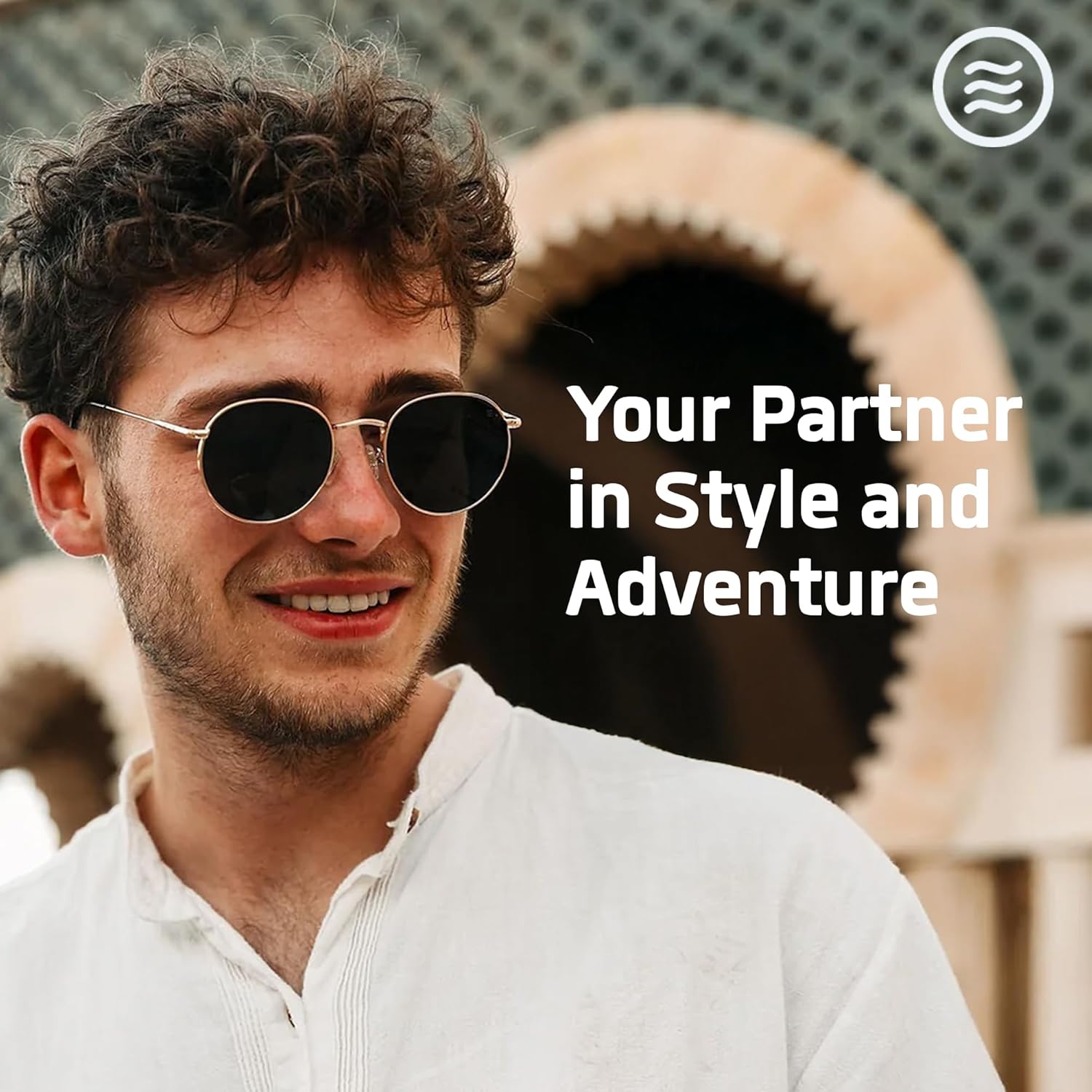 NEVEN Penny Men's Polarized Sunglasses - Retro-Cool Round Aviator Sunglasses - Minimalist UV Protection Fashion Glasses. - Image 2