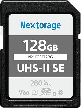 Nextorage Japan SD Card UHS-II 128GB Memory Card Canon Nikon Sony Camera