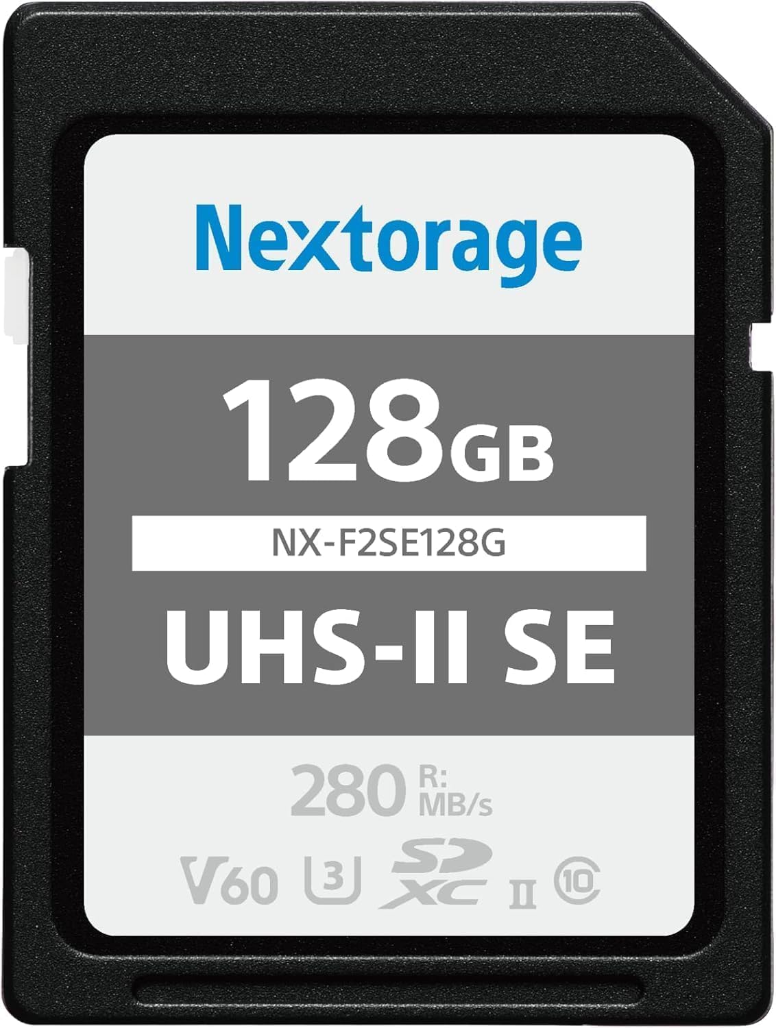 Nextorage 128GB UHS-II V60 SDXC Bellek Kartı Maksimum Okuma Hızı