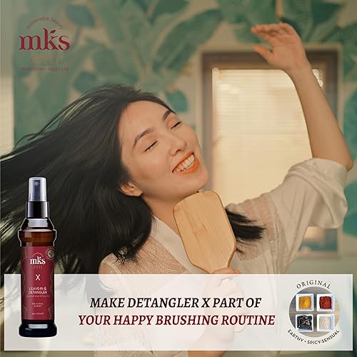 Miniatura 5 de MKS eco X - Leave-In Treatment & Detangler - Moroccan Argan Oil, Hemp Seed Oil - Vegan & Cruelty Free