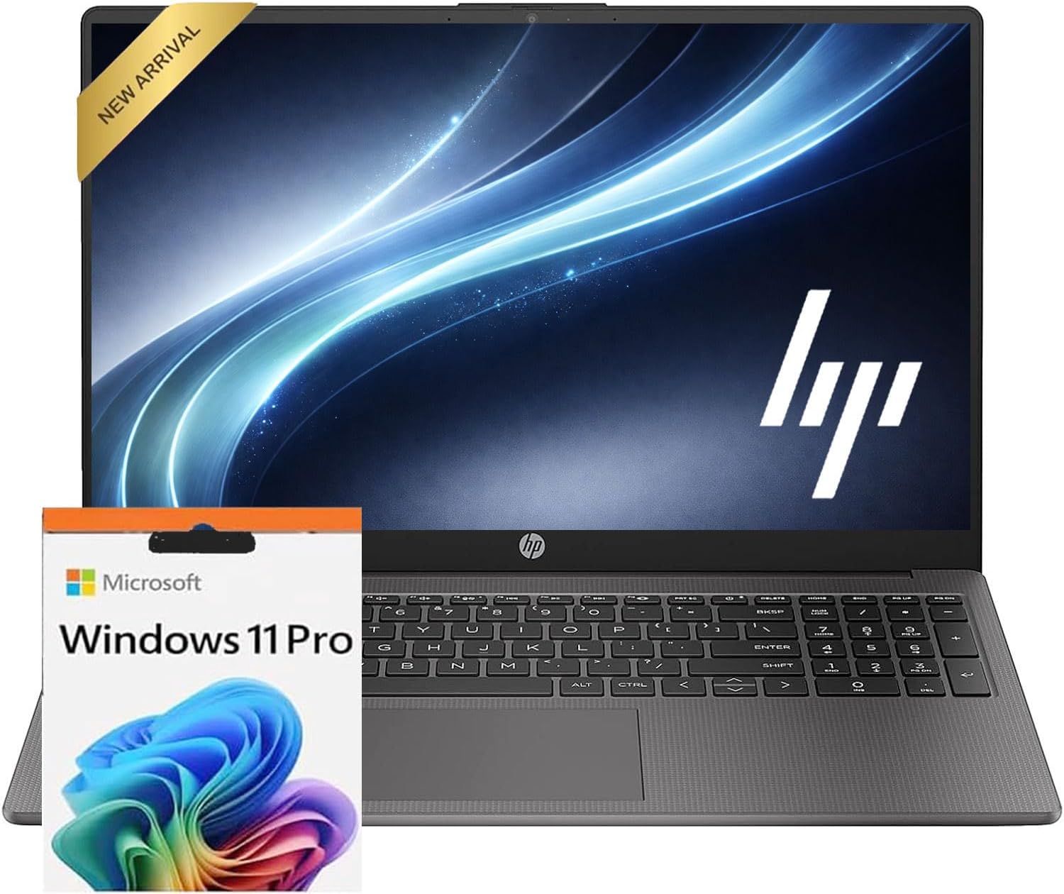 HP 255 G10 Business Laptop for Home or Work, 2026 Edition, 32GB RAM, 1TB SSD, 15.6" Full HD, Ryzen 5 7530U, HDMI, Windows 11 Pro with Office 365 for The Web, w/o Mouse