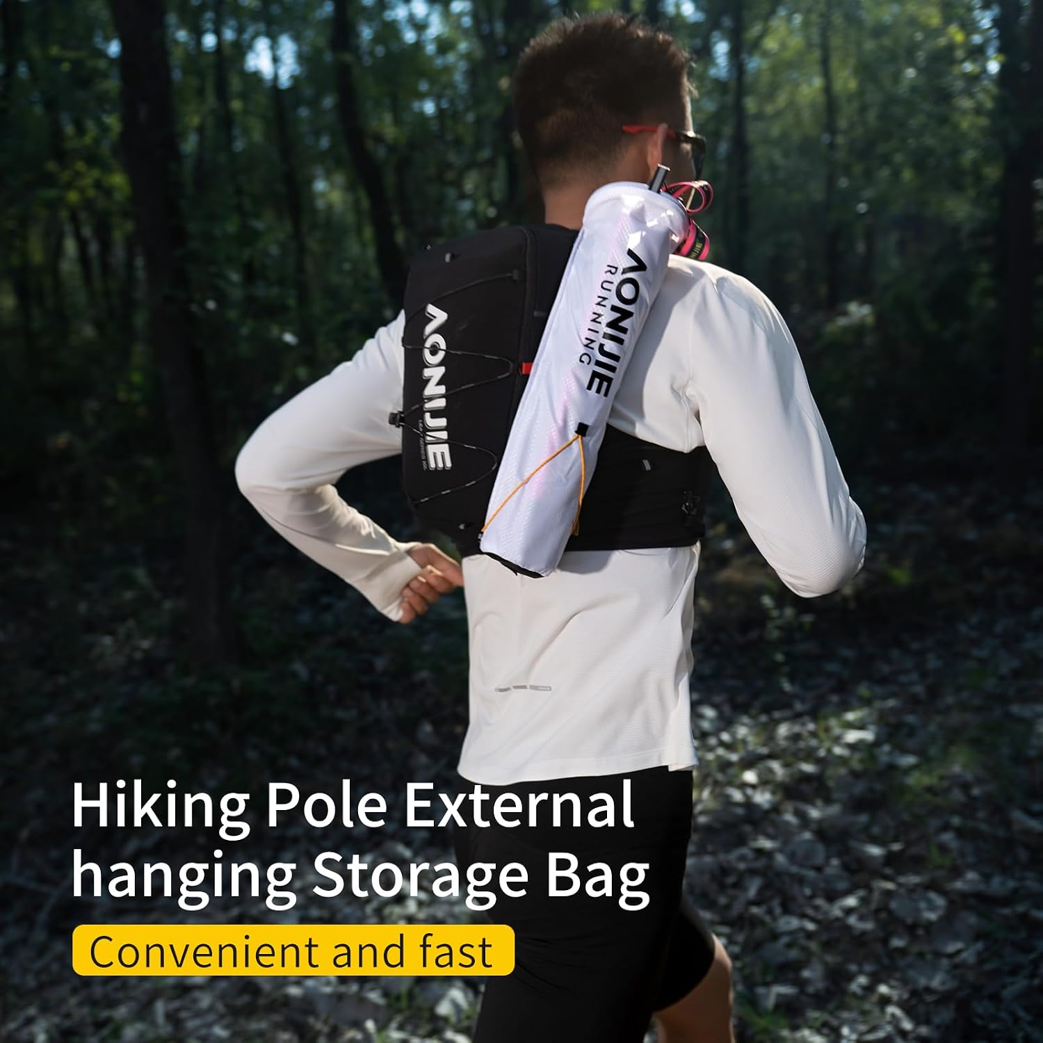 AONIJIE Trekking Pole Storage Bag, Waterproof Hiking Pole Carry Bag