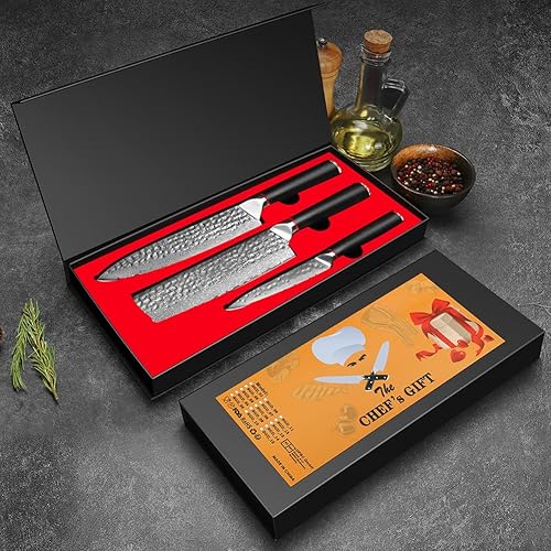 Miniatura 15 de Home Safety Cuchillo de chef japonés profesional de acero de Damasco de 8 pulgadas, cuchillo de cocina VG-10, cuchillos de chef de damasco, cuchillo