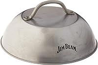 Vista 1 de Jim Beam JB0181 9" Burger Cover Cheese Melting Dome, Plata