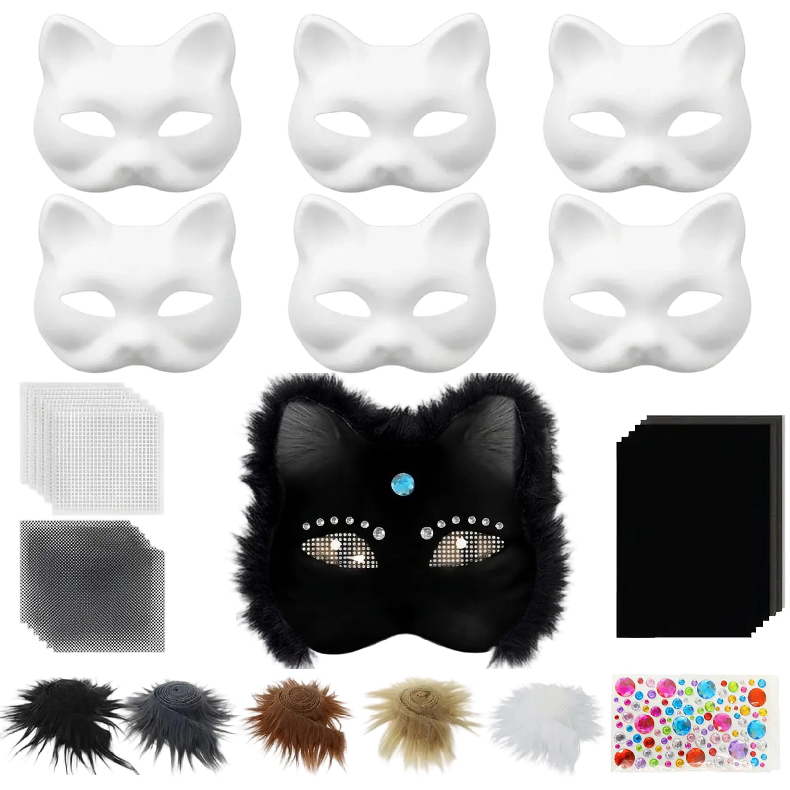 Harsever DIY Cat Mask (Style C)