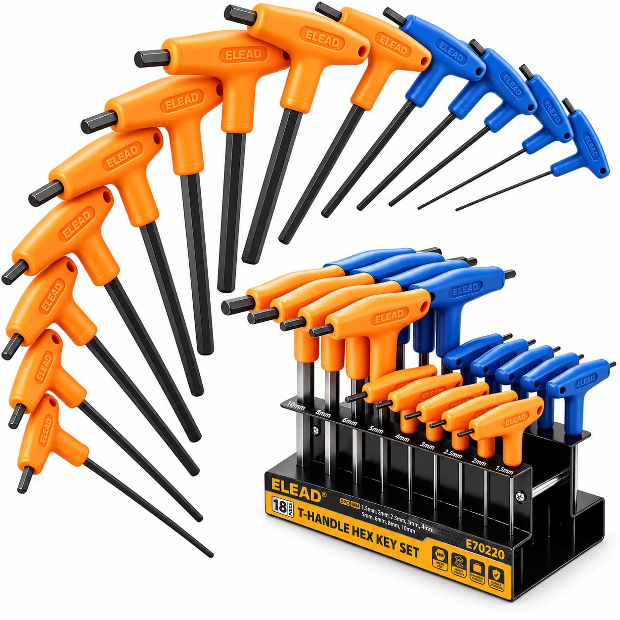 ELEAD 31-Piece Hex Key Set - Allen Wrenches -13 ELEAD 31-Piece Hex Key Set - Allen Wrenches -13