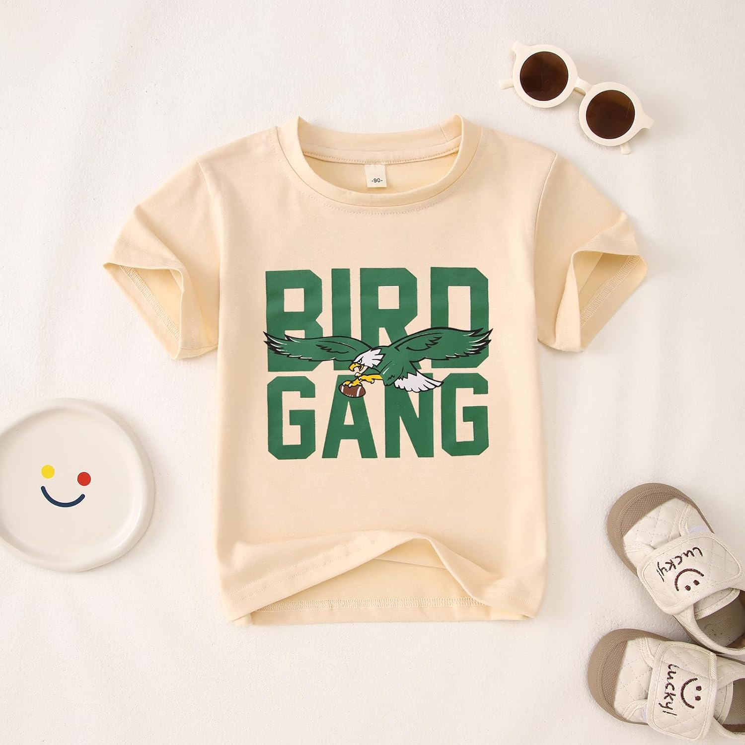 KEKEMI Toddler Boy Girls Football Ballgame Shirts Sundays for The Birds T-Shirt Game Day Outfit Sport Tees Football Fan Tops - Image 5