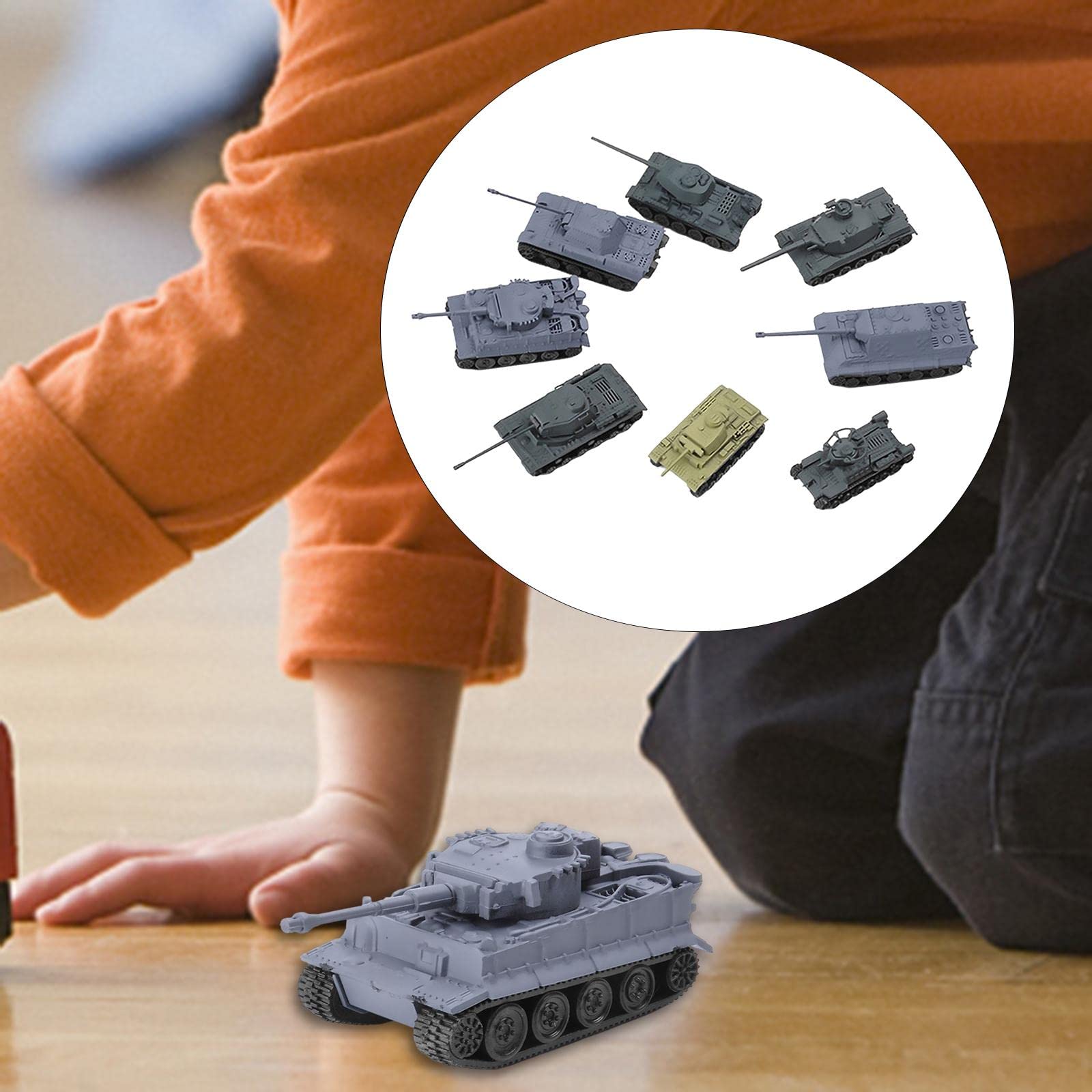 Amazon | Generic 8 個セット 1:144 組み立てる戦車キット