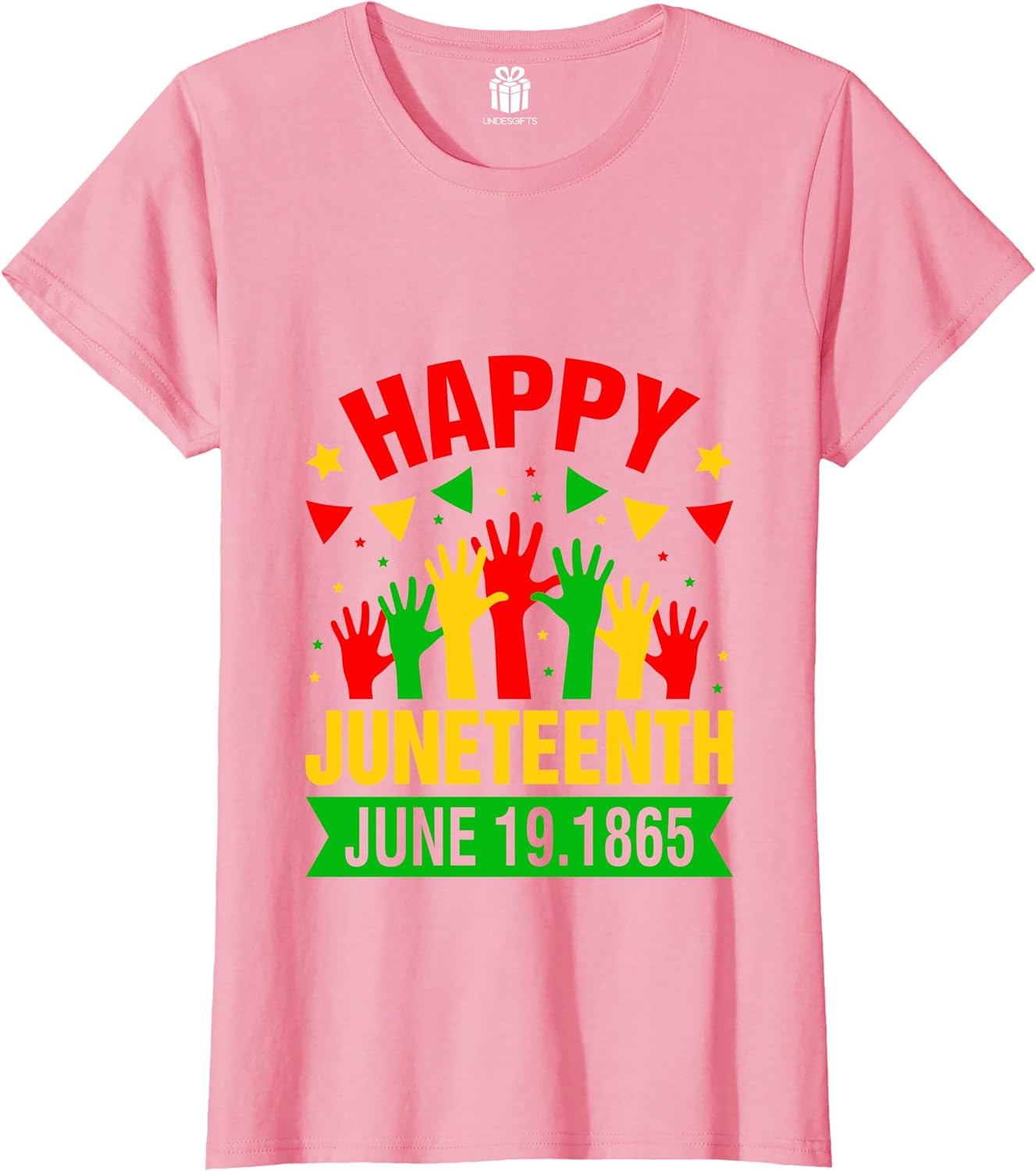 Happy Juneteenth Day Freedom June 19th 1865 T-Shirts for Men Women Dad Mom Daughter Son Boys Girls Kids