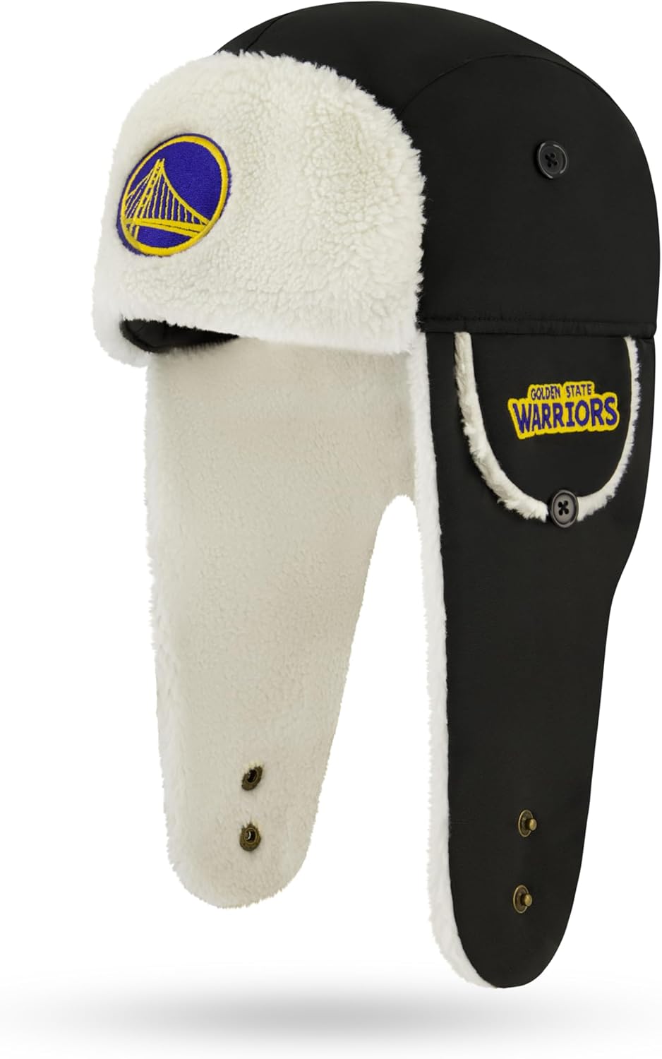 Ultra Game Adult NBA Official Trapper Winter Hat with Super Soft Warm Sherpa Lined Ear Flaps