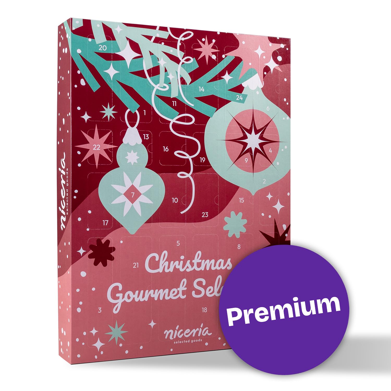 XXL Adventskalender "Gourmet" von niceria | 24 Marken-Überraschungen