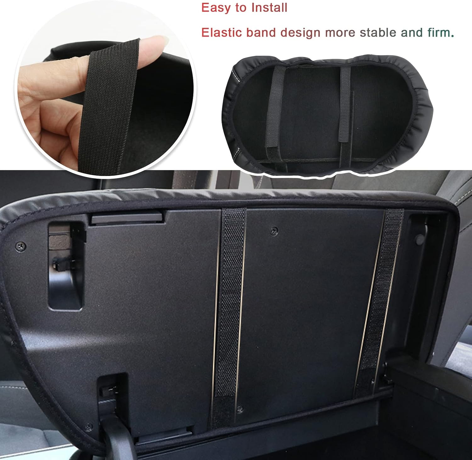 LFOTPP Auto Central Console Pad for 2022 Lexsu NX AZ20 Interior Accessory Armrest Rest Pad Armrest Cover Car Center Console Lid Cover Protector Protective Cover (Black)