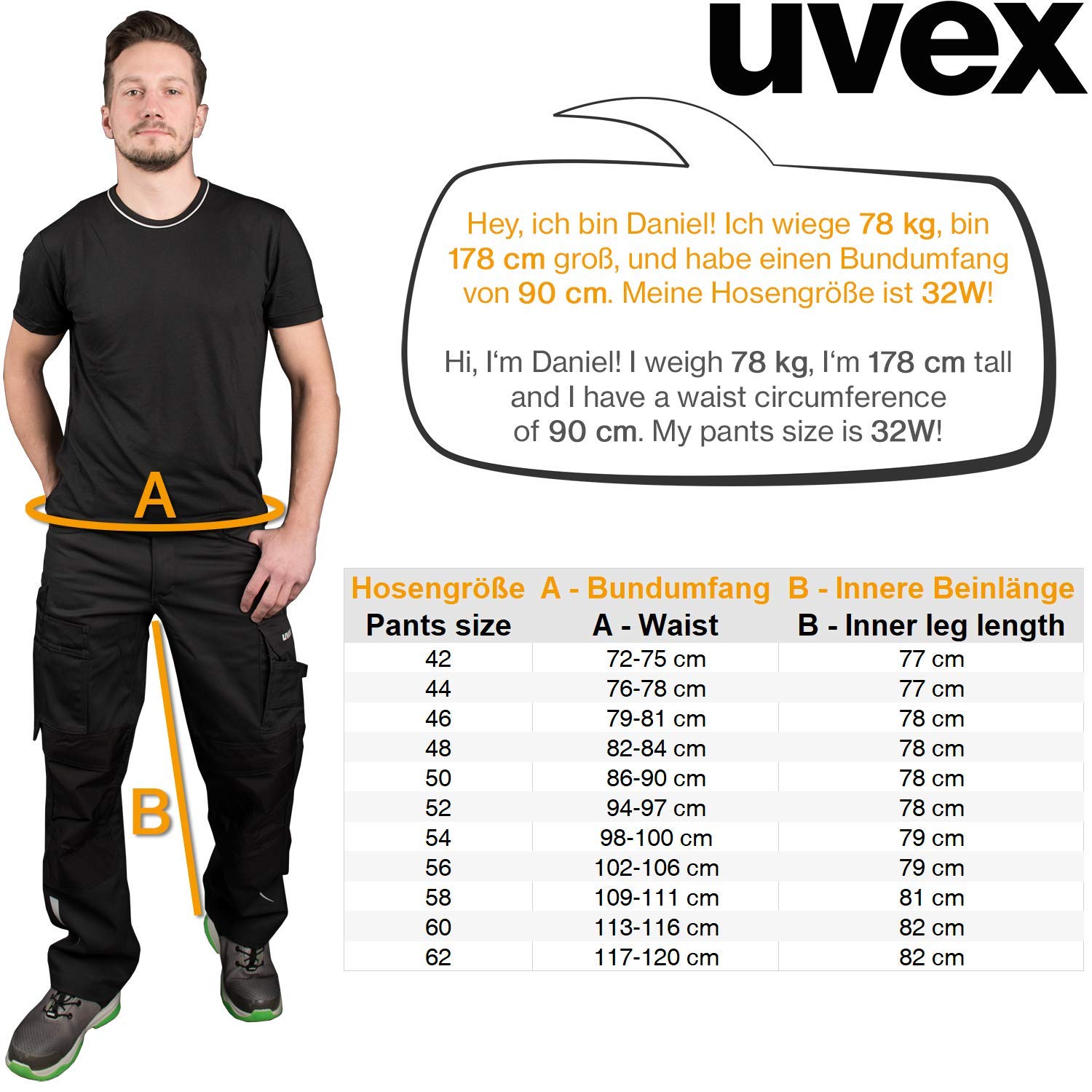 Uvex Uvex Synexxo - Pantalones Cargo de Seguridad Mujer