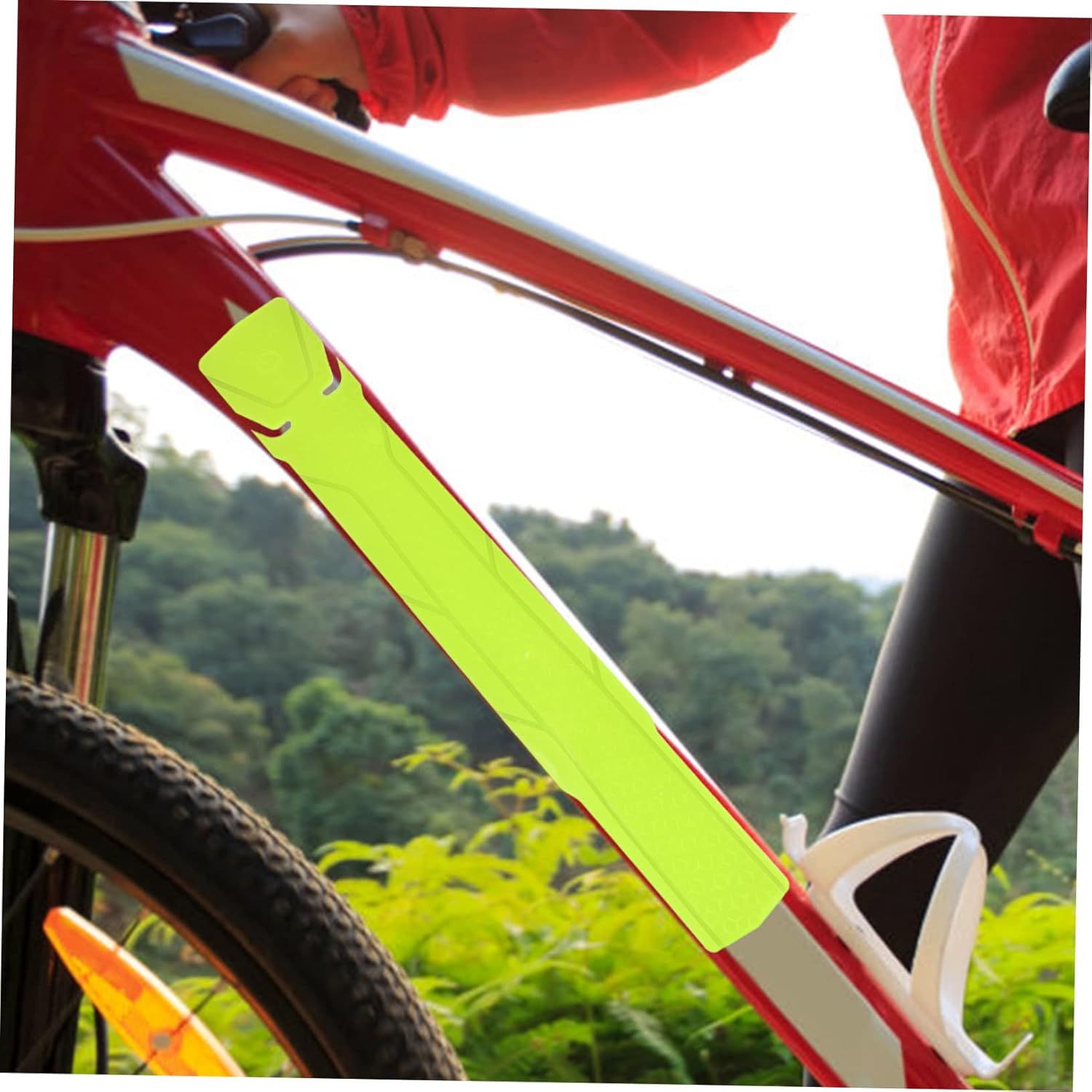 balacoo 5pcs Mountain Bike Frame Protector Tape Decal for Collision Scratch Resistance Compatible Road Off-Road Easy to Install Design