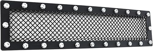 Miniatura 2 de Automotive 46-0744 Rejilla de parachoques de malla de alambre de acero inoxidable negro (Ford F-150 Evolution)