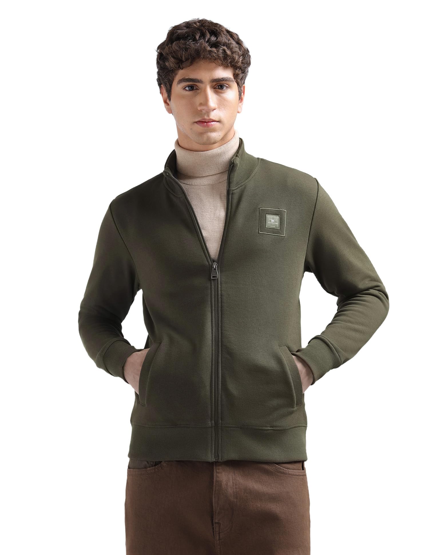 flying machine Men's Regular Fit Sweatshirt| Solid-picture-40