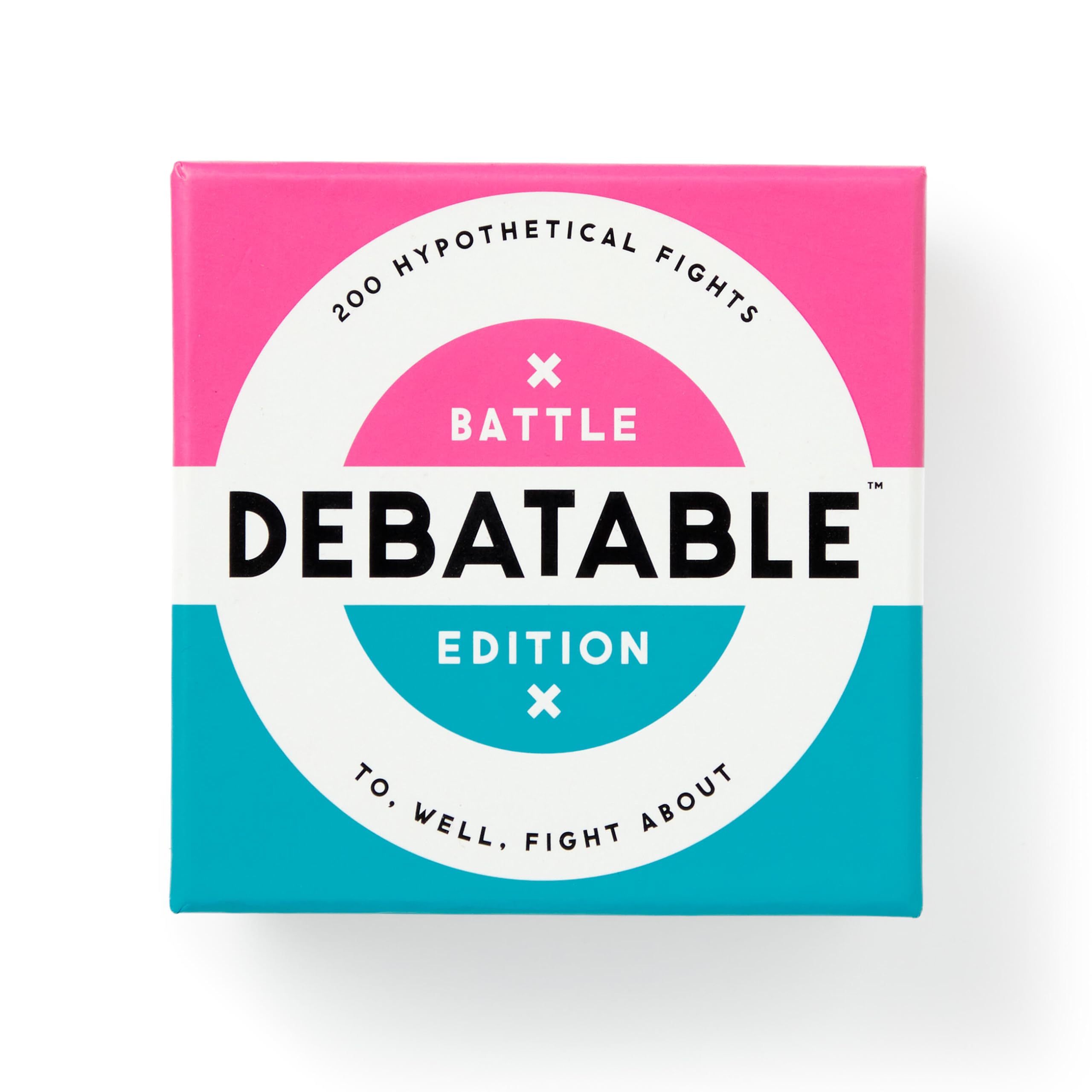 Brass Monkey Debatable Battle Edition – Social Party Game With 400 'Who Would Win In A Fight' Prompts To Argue About, 2+ Players