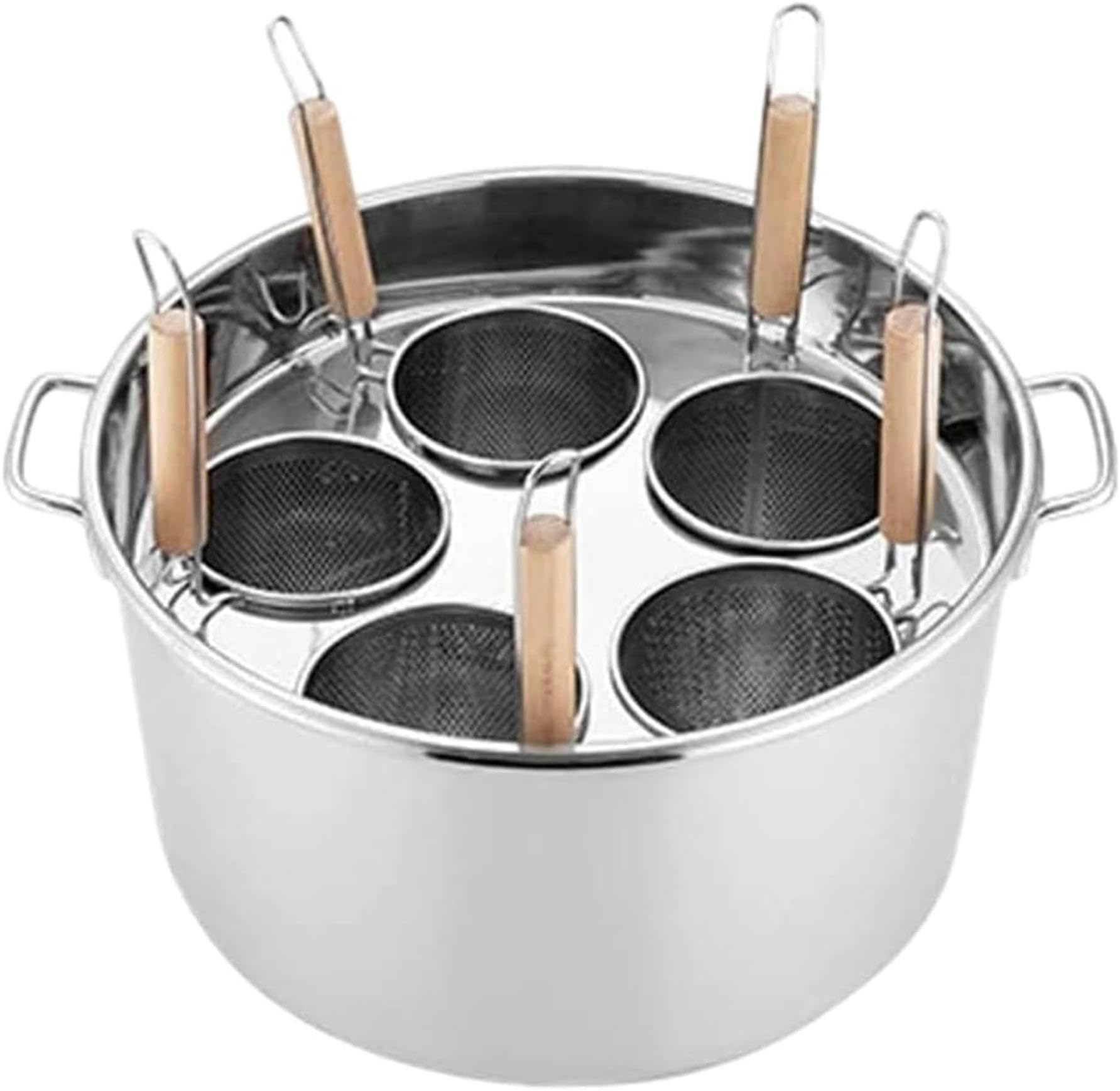 Pasta Cooker Kit D'Inserts en Acier Inoxydable pour Cuisson Séparée