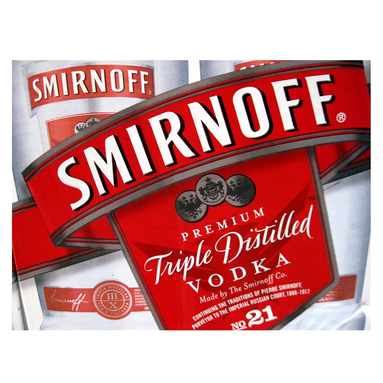 Vodka Sign Metal Plaque Beer Home Bar Pub Signs, 8x6in ref2124