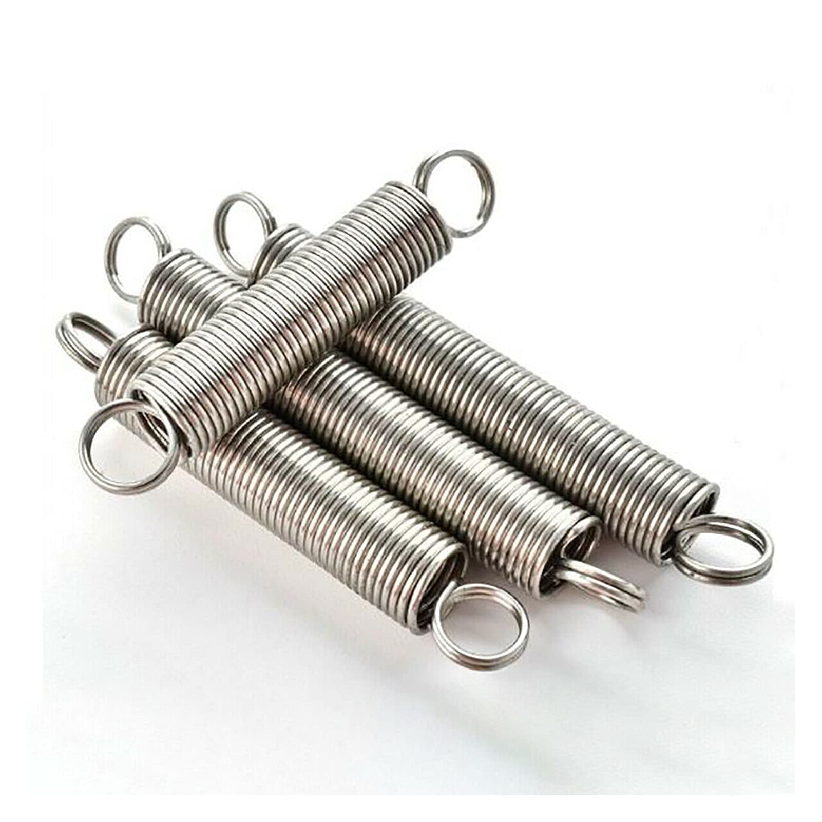 Sostituzione della molla di tensione del metallo 1 pezzo di 300mm Lungo 304 Acciaio inossidabile Acciaio inossidabile Doppio gancio Diametro a molla Diametro filo 2.5mm 3mm 4mm Diametro esterno 16-36m