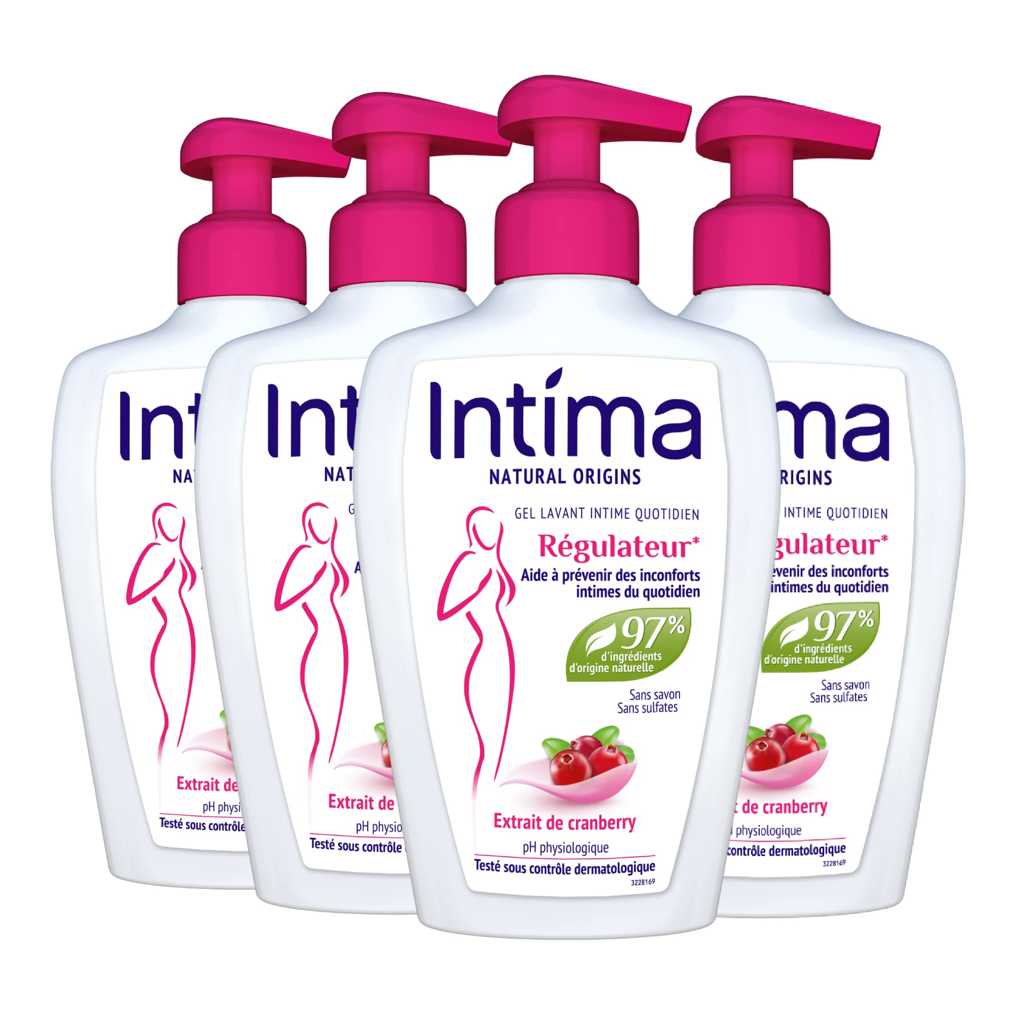 Intima Natural Origins Active Regulator Gel 4 x 200 ml