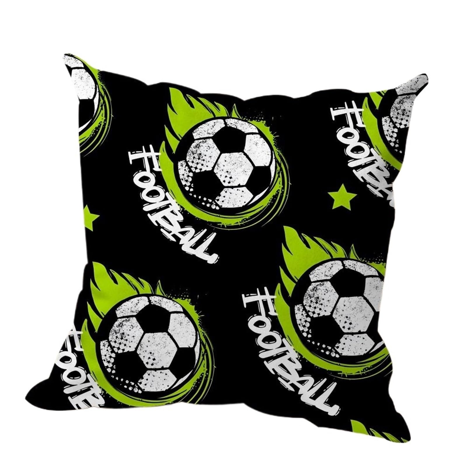 Coussin de football doux pour canape et soirees match en famille