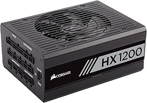 Corsair CP-9020140-UK HX1200 1200 W 80+ Platinum Fully Modular Power Supply Unit - Black