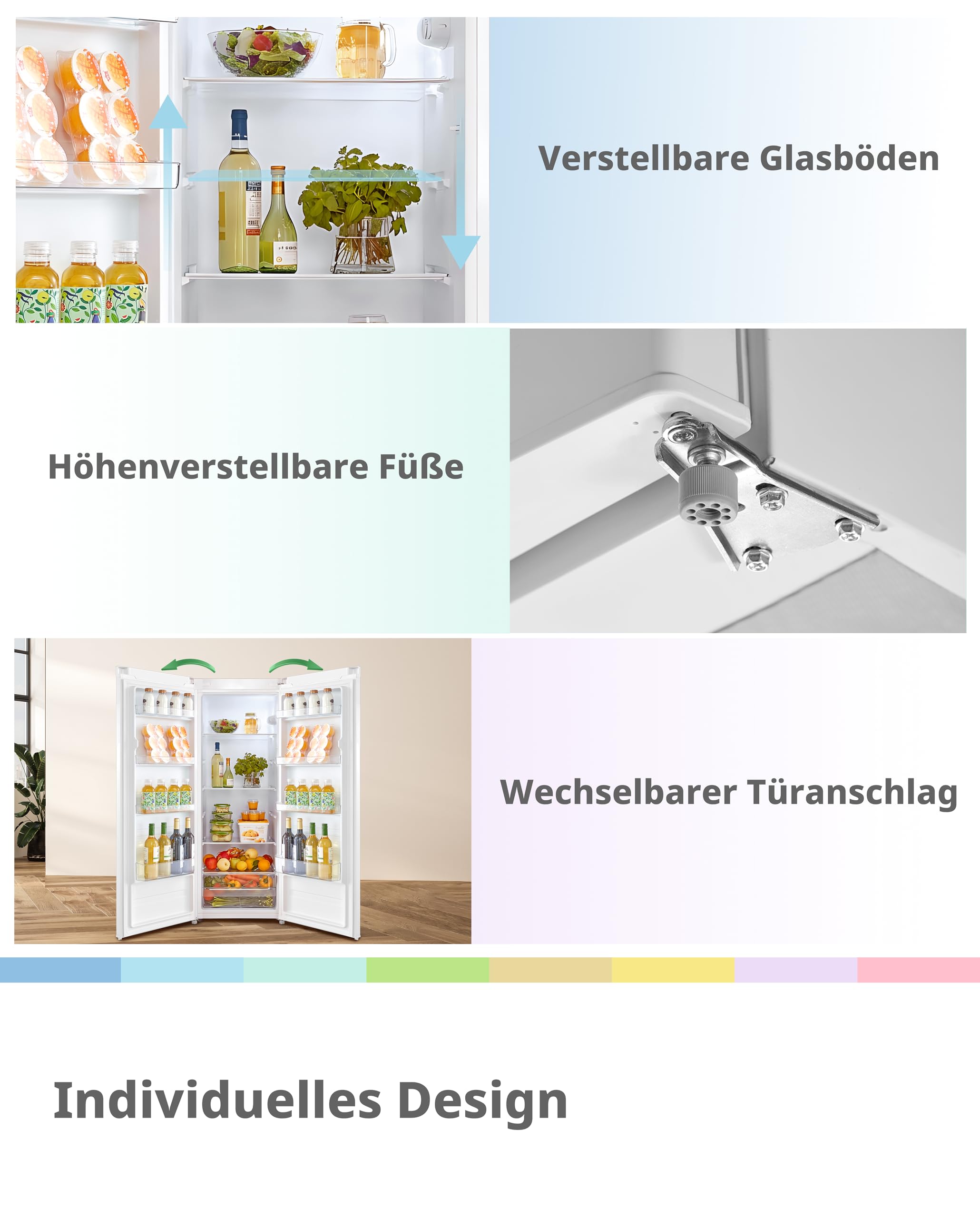 Comfee RCD235WH2EU(E) Kühlschrank 230L – Bild 7