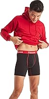 Vista 3 de Hanes Men's Underwear Boxer Briefs, Cotton Stretch Moisture-Wicking Underwear, Multi-pack