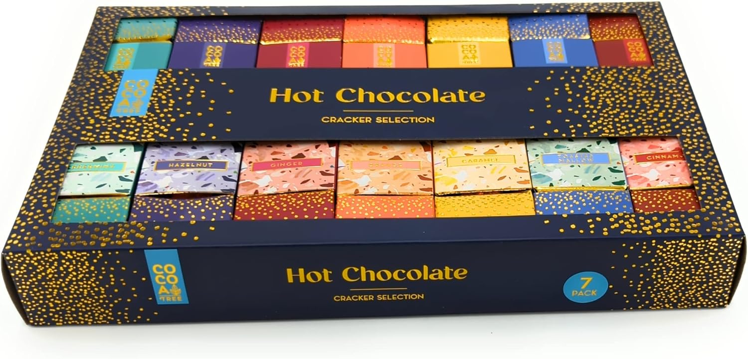 Hot Chocolate Gift Set 7 X Unique Hot Chocolate Flavours Christmas