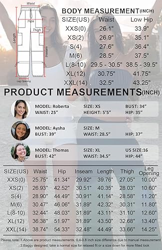 Miniatura 8 de DISCIPBUSH - Pantalones cargo holgados para mujer, pantalones parachute para mujer, pantalones rave, pantalones Y2K, atuendos de festival para mujer