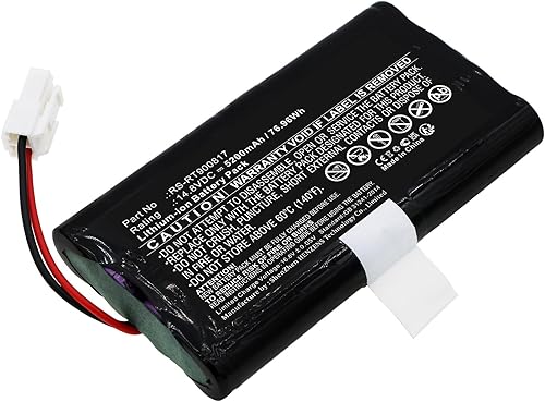 Synergy Digital Vacuum Cleaner Battery, Compatible with Rowenta RR8037 Vacuum Cleaner, (Li-ion, 14.8V, 5200mAh) Ultra High Capacity, Replacement for