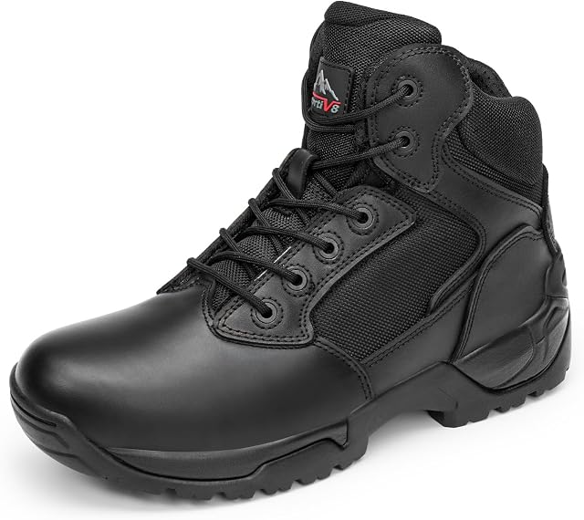 NORTIV 8 Bottes de travail tactique militaire pour hommes