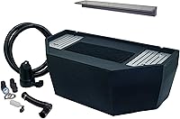 Vista 10 de Half Off Ponds Elegant Spillway Kits - SE12-16BK - Kit de derrame acrílico iluminado de 12 pulgadas que cambia de color con lavabo PondBuilder de 12