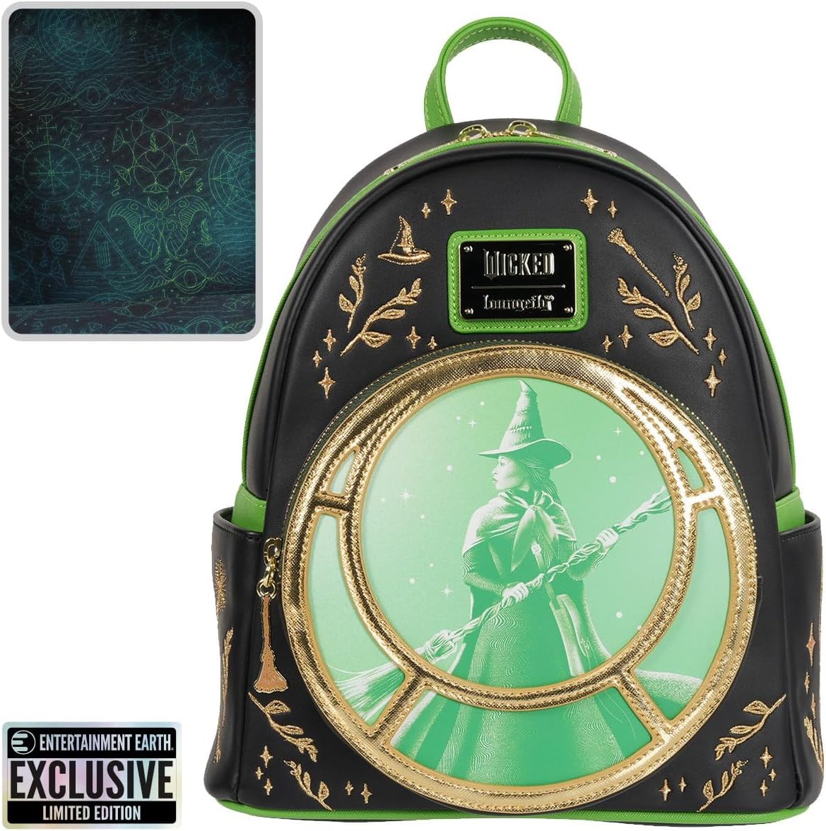 Loungefly Wicked Elphaba Mini-Backpack - Entertainment Earth Exclusive
