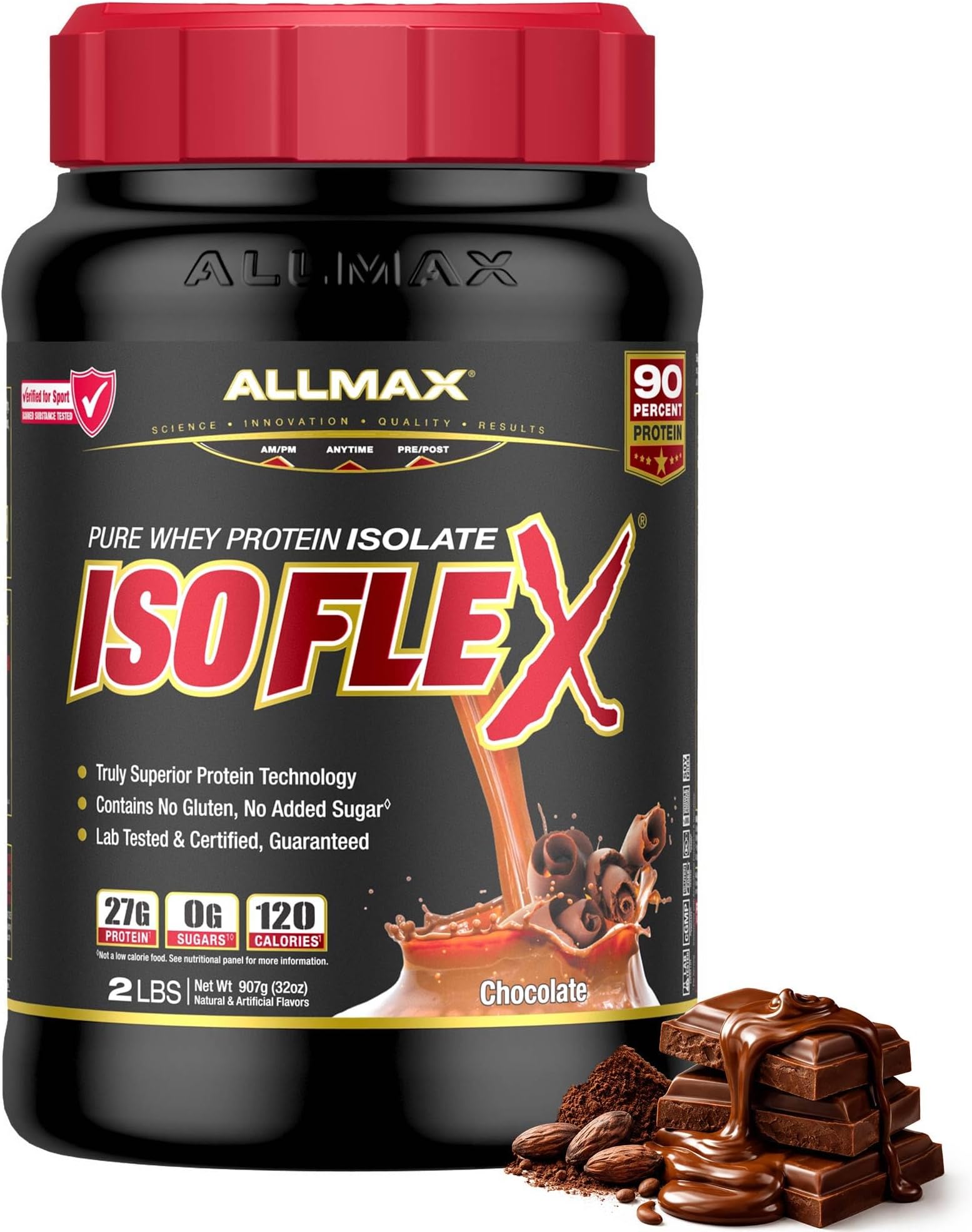 ISOFLEX Whey Protein Isolate, Chocolate, 2 lb
